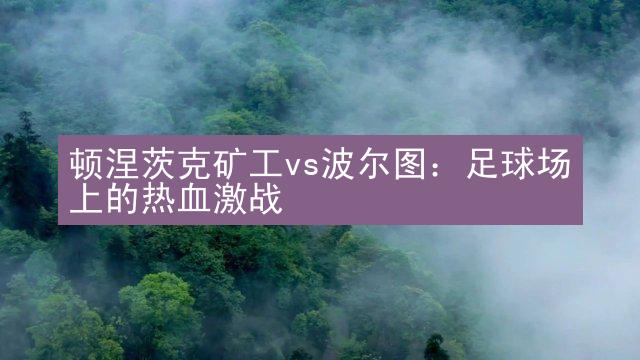 顿涅茨克矿工vs波尔图：足球场上的热血激战