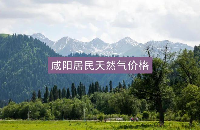 咸阳居民天然气价格