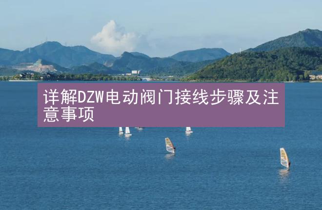 详解DZW电动阀门接线步骤及注意事项